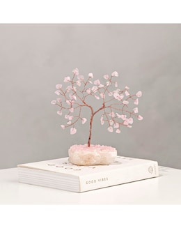 Serenity Gemstone Tree Love Rose Quartz - Small