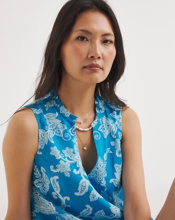 Julipa Sleeveless Ruffle Blouse