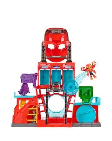 Marvel Iron Man and His Awesome Friends Playset Iron Quarters
