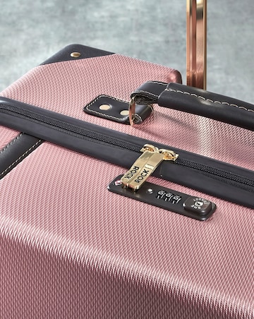 Rock Vintage Medium Suitcase - Pink