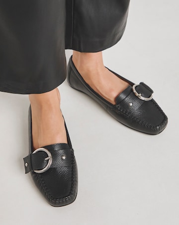 Galore Leather Driving Moccasin - Extra Wide Fit (EEE)