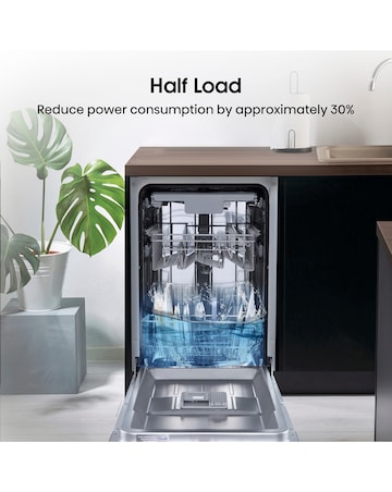 Hisense HV523E15UK Fully Integrated Slimline Dishwasher 10 Place Settings White
