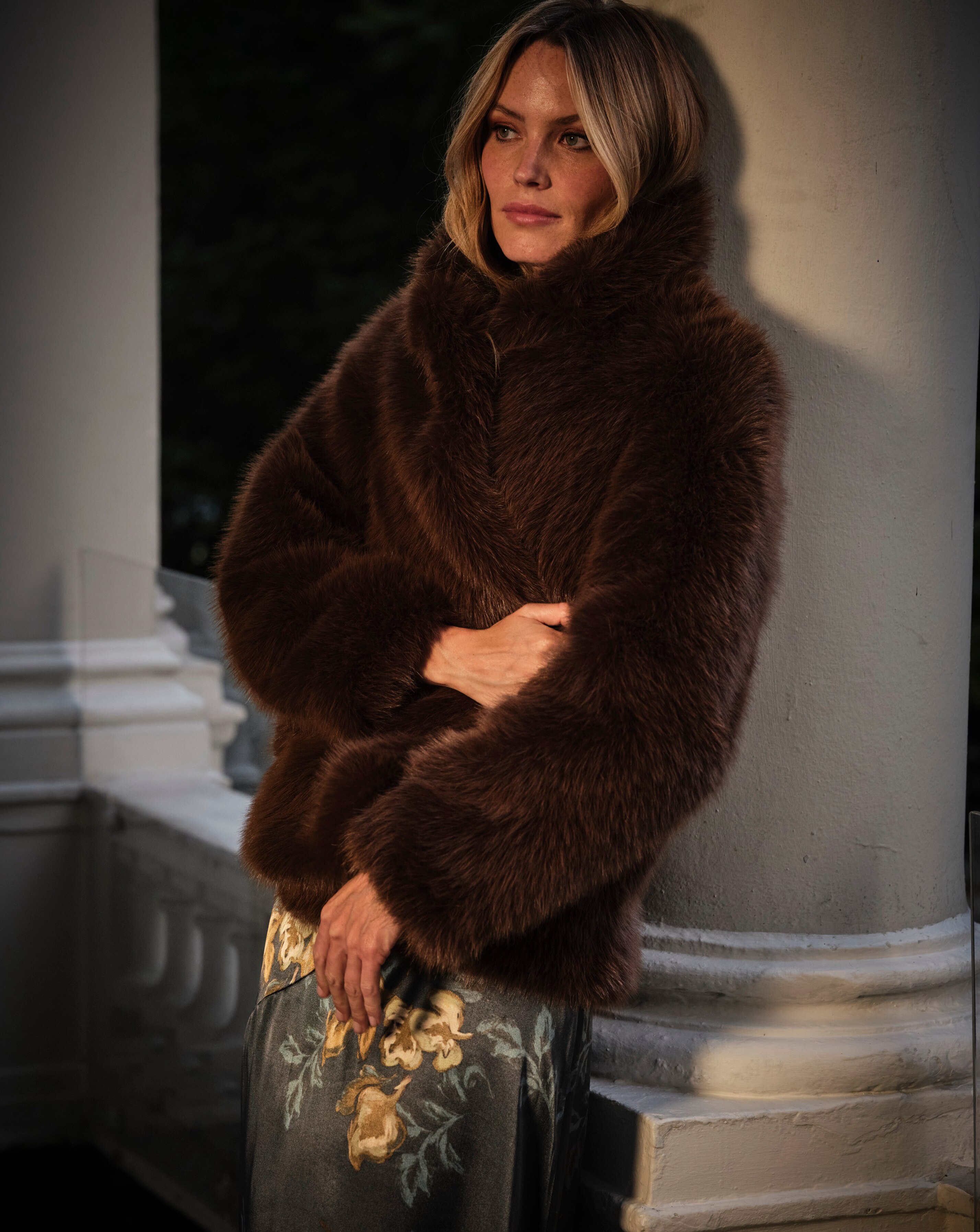 FatFace Celeste Faux Fur Coat | JD Williams