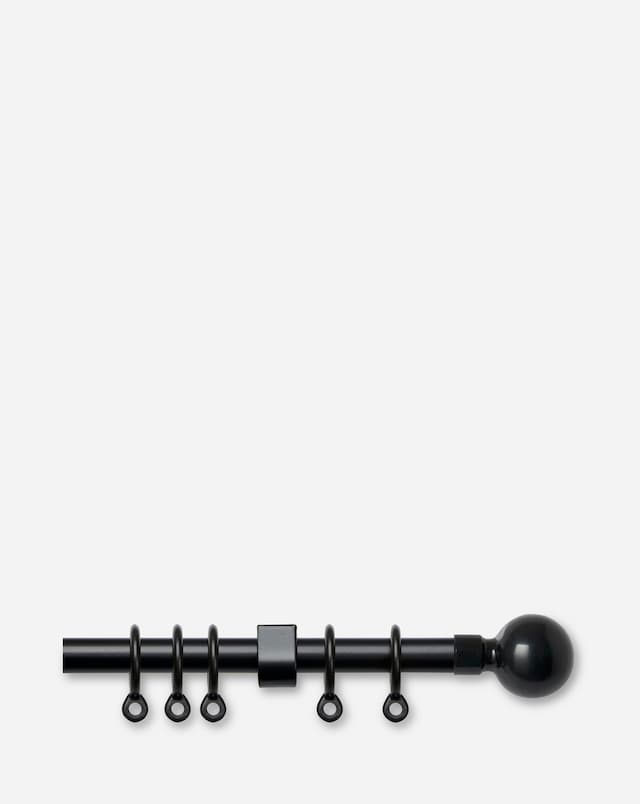 Plain 13-16mm Extendable Ball Curtain Pole