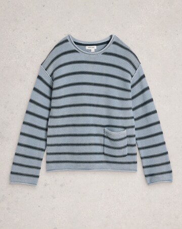 White Stuff Gigi Stripe Washed Jumper