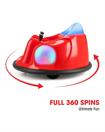 Xootz Kids Electric Bumper Car Ride-On - Red