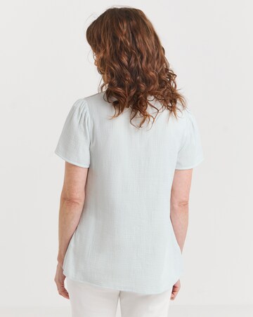 Julipa Short Sleeve Pure Cotton Blouse