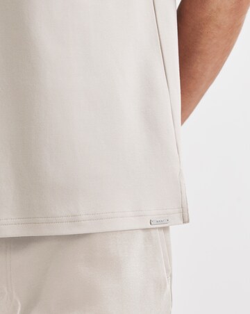 Folio Cotton Rich Revere Smart Interlock Polo- Stone