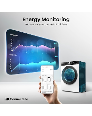 Hisense 3S Series DH3S902BW3 WiFi-enabled 9kg Heat Pump Tumble Dryer - White