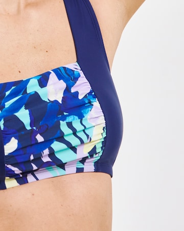 Leaf Mix And Match Square Neck Bikini Top