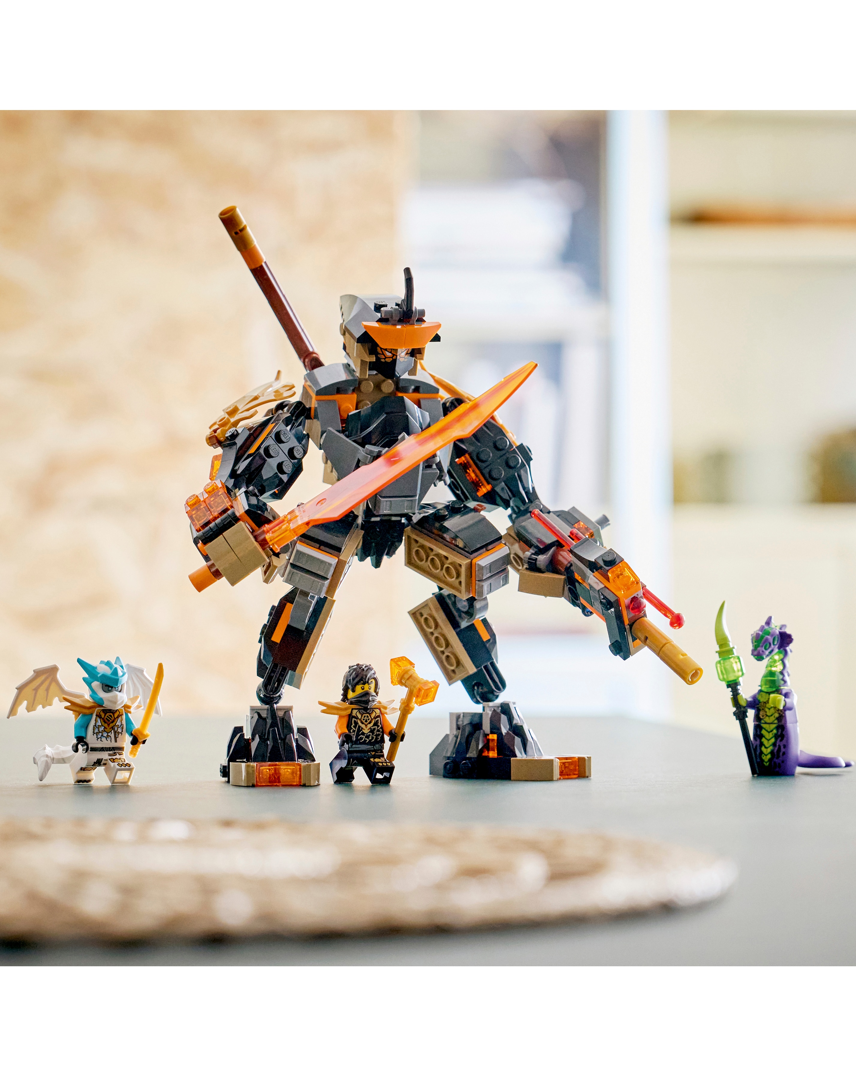 LEGO NINJAGO Cole's Mission Mech & Dragon Zane 71854 | JD Williams