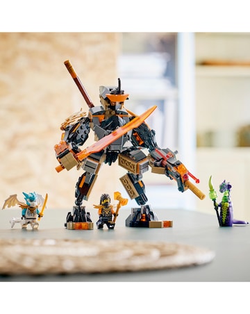 LEGO NINJAGO Cole's Mission Mech & Dragon Zane