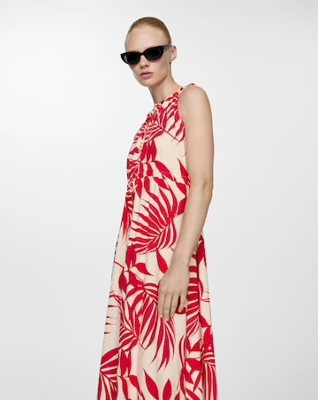 Mango Julia Leaf Print Dress