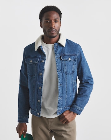 Union Borg Lined Denim Jacket