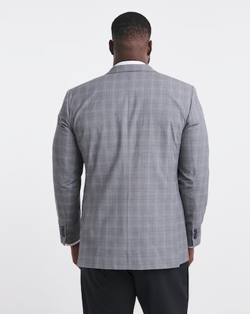 Luke Grey Check Suit Jacket