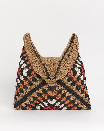 Packable Raffia Beach Bag
