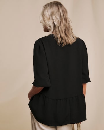 Julipa Notch Neck Blouse