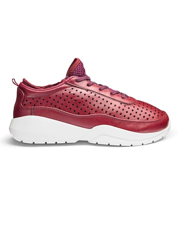 Heavenly Soles Lace Up Leisure Shoes Wide E Fit