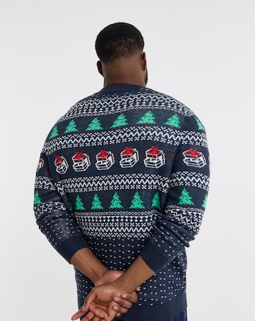 Jack & Jones Christmas Andrew Knit Crew Neck Jumper