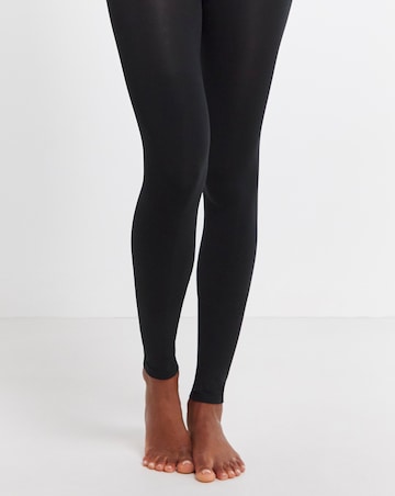 Pretty Secrets (1 Pair) Black 200 Denier Footless Tights Black