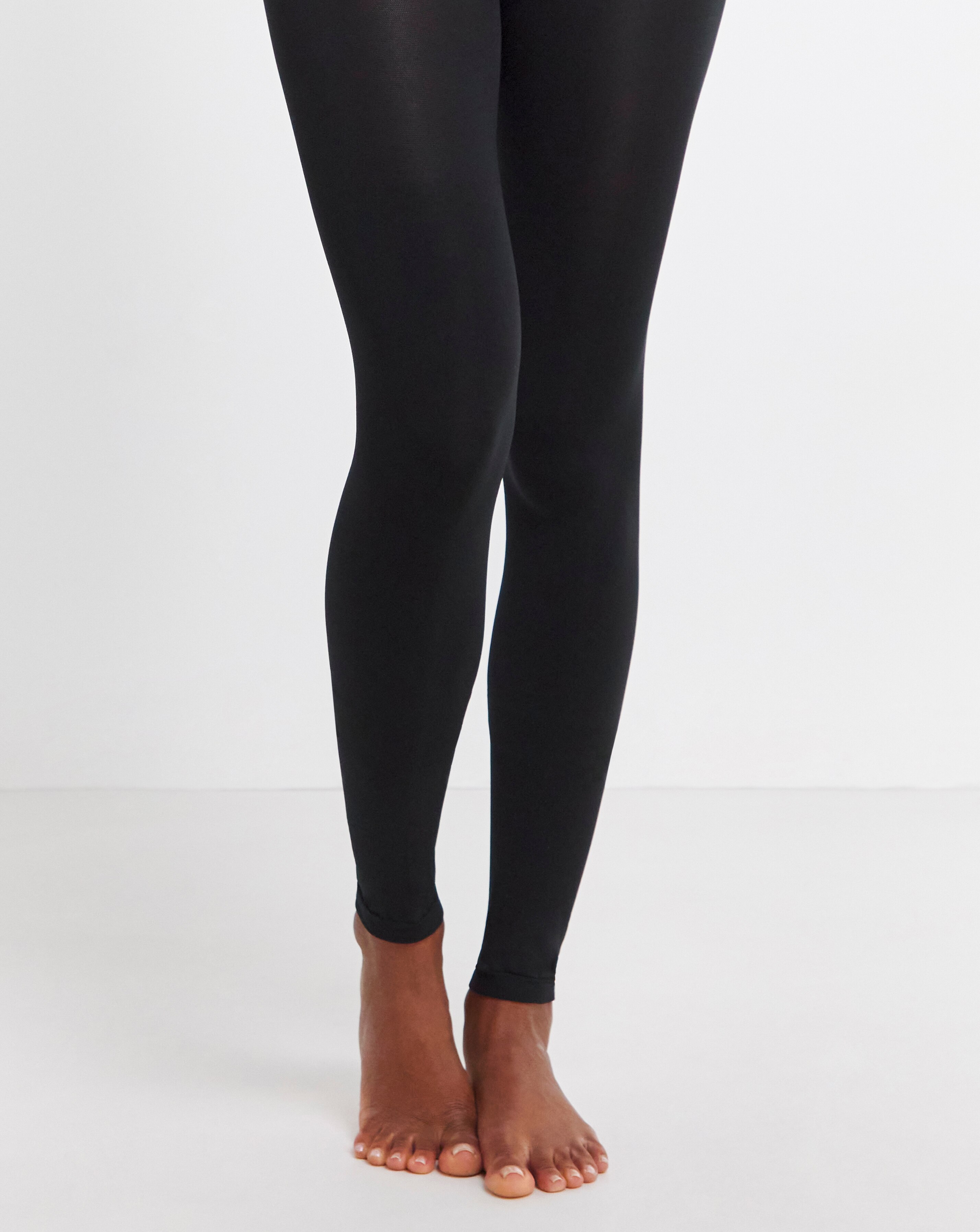 Pretty Secrets (1 Pair) Black 200 Denier Footless Tights Black