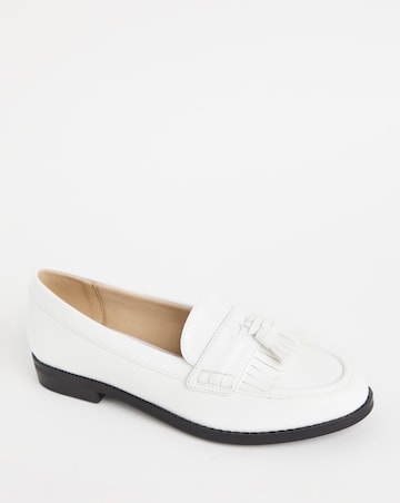 Leather Look Tassle Loafer - Extra Wide Fit (EEE)