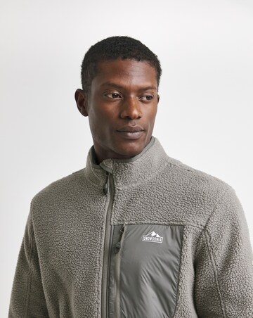 Snowdonia Grey Zip Through Fleece