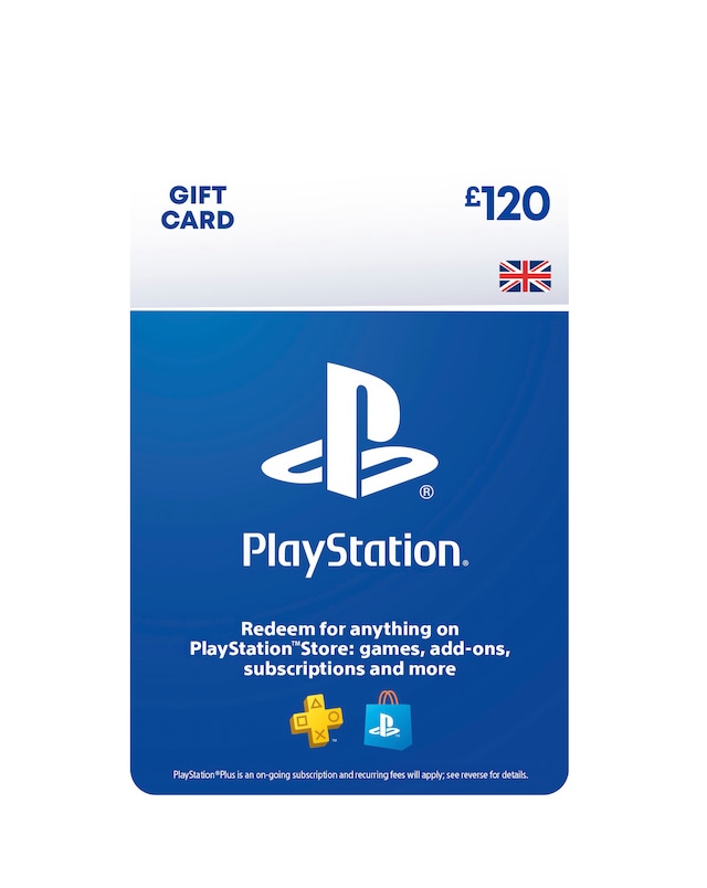 PlayStation Store Gift Card - £120 (Digital Download)