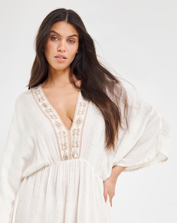 MAGISCULPT Lurex Maxi Beach Kaftan