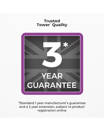 Tower 1400W Digital Garment Steamer- Purple