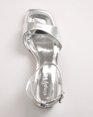 Amber Barely There Low Block Heel Sandals - Standard Fit (D)