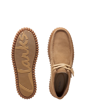 Clarks Suede Torhill Boots - Dark Sand