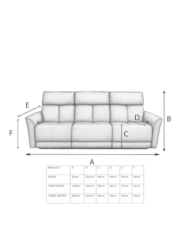 Aspire Ashford Fabric Recliner Chair