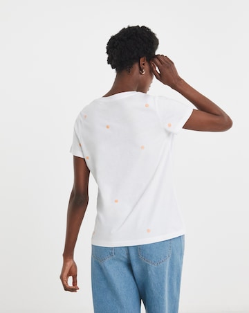 Pure Cotton Embriodered T-Shirt