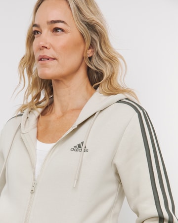 adidas 3 Stripes Full Zip Hoodie