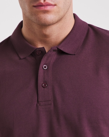 Long Sleeve Pique Polo Long