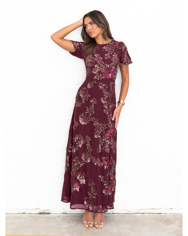 Maya Deluxe Embellished Dress