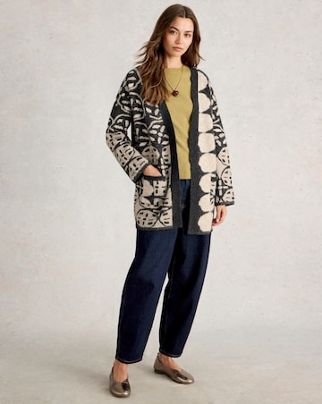 White Stuff Jewel Longline Cardi