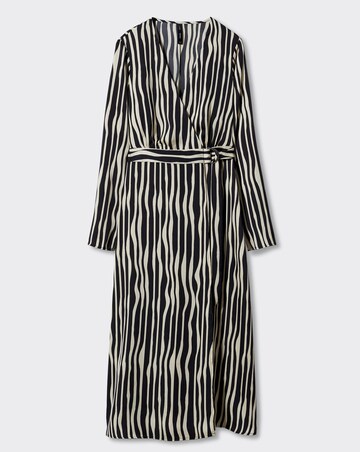 Mango Nina Striped Midi Dress