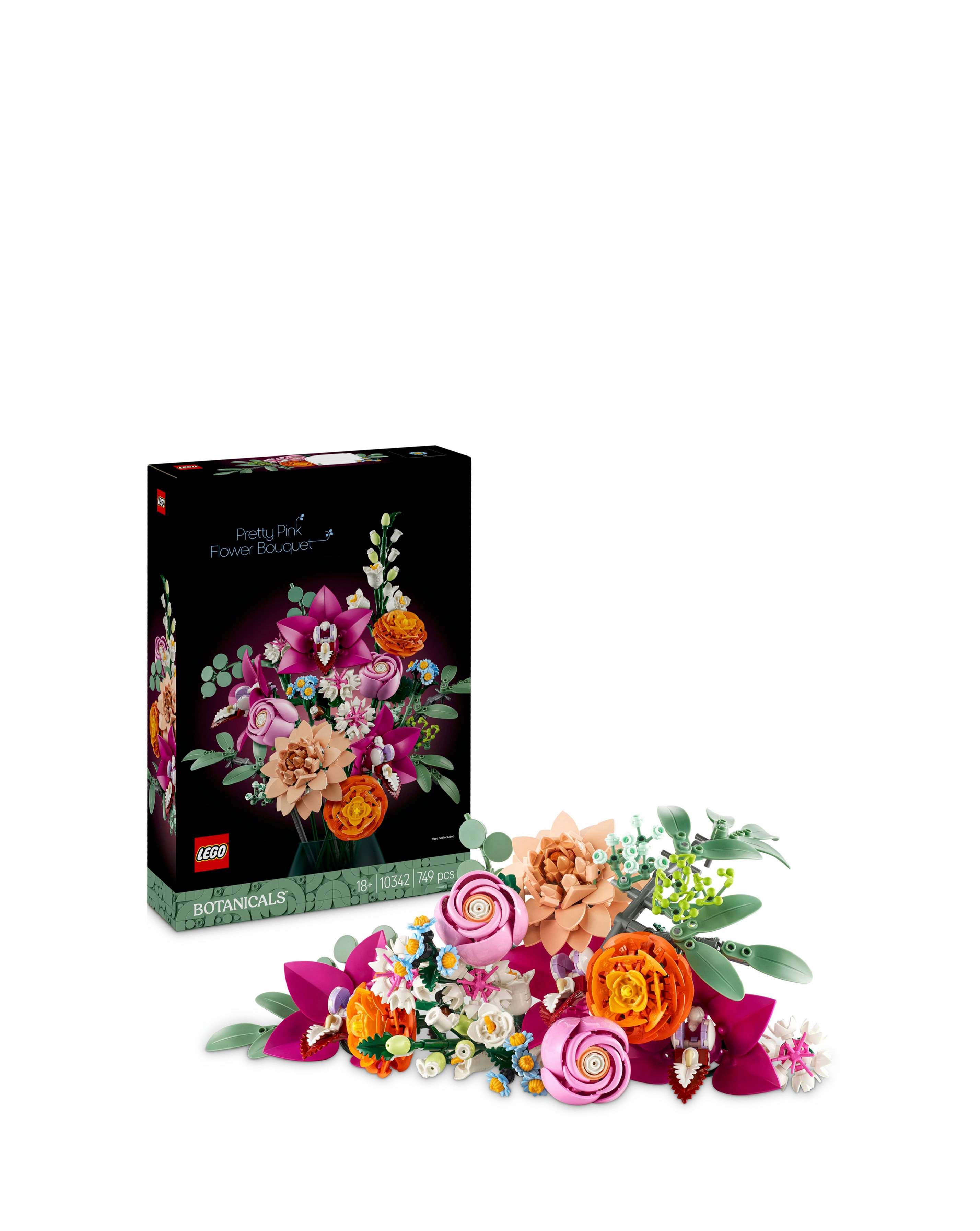 LEGO Botanicals Pretty Pink Flower Bouquet 10342