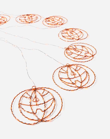 Halloween Pumpkin Curtain Lights