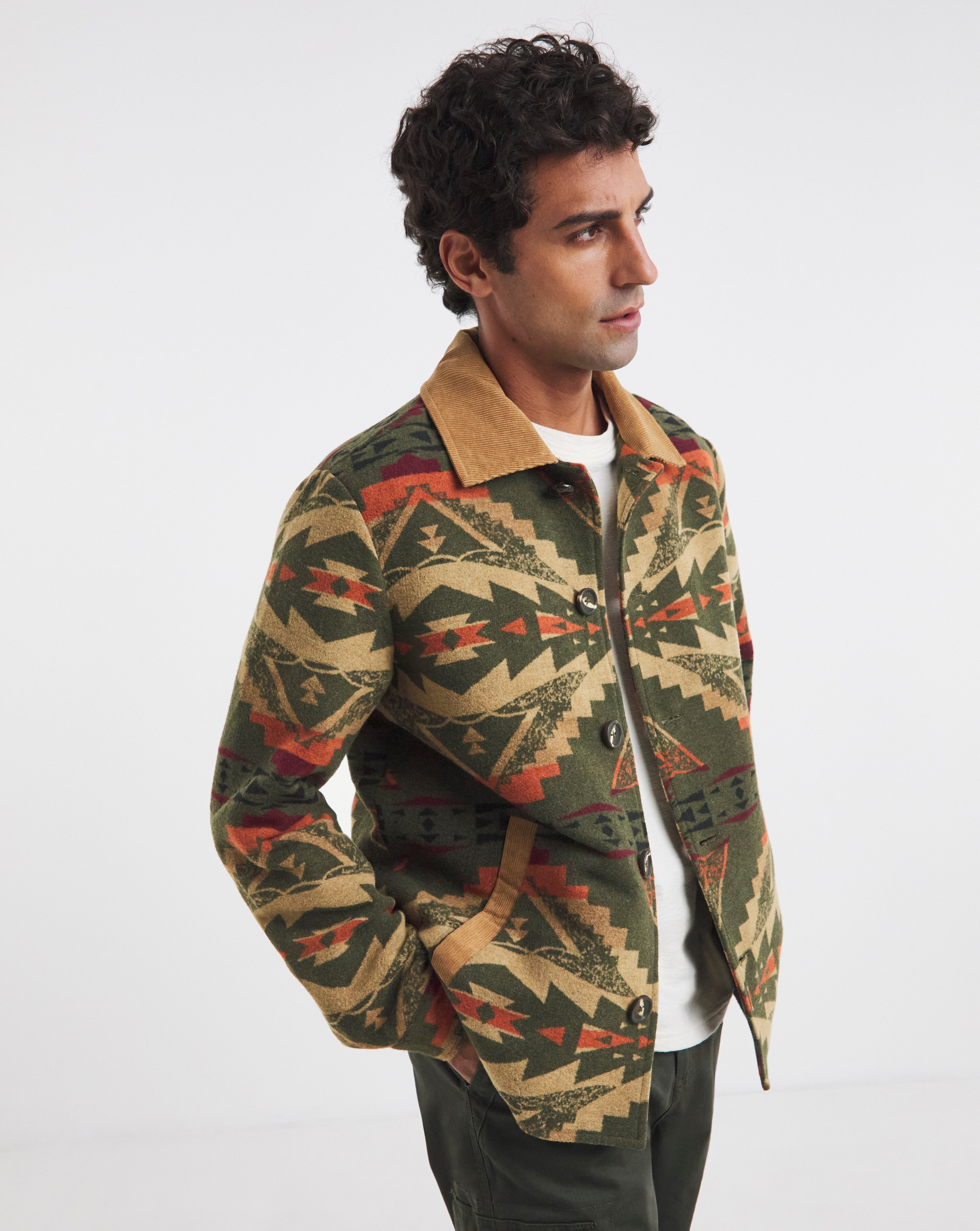 Joe Browns Aztec Wool Mix Jacket | JD Williams