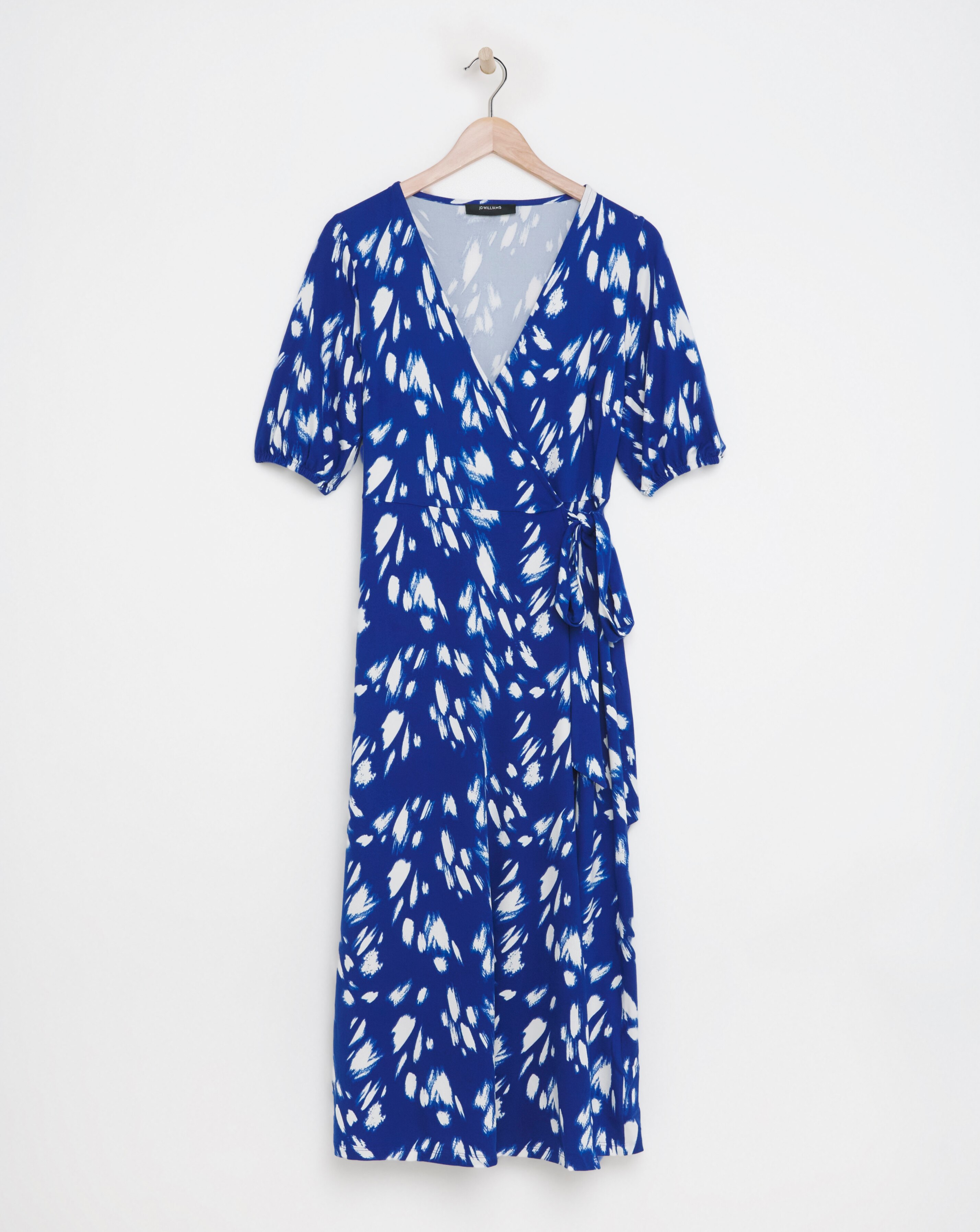 Soft Touch Jersey Wrap Midi Dress