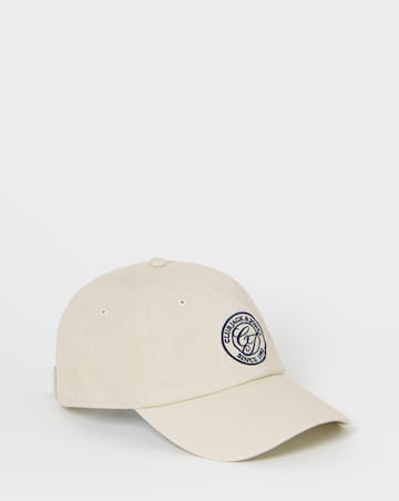 Jack & Jones Soft Base Club Logo Cap - Cream