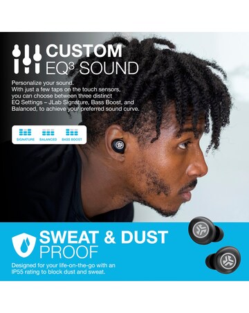 JLAB JBuds Air Pro True Wireless Earbuds - Black