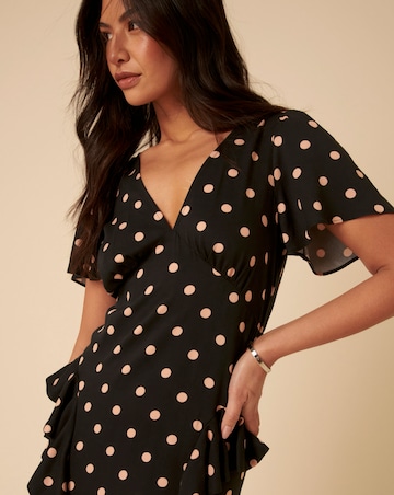 Nobodys Child Lyndsey Midi Spot Dress