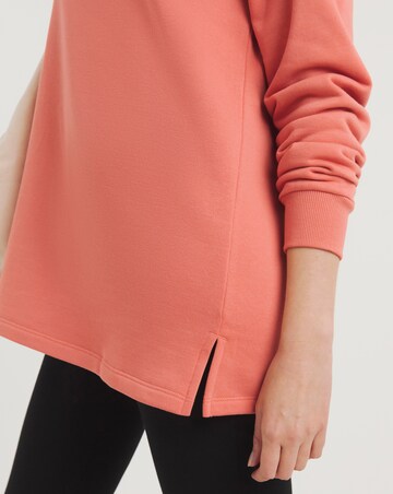 Peach Classic Longline Sweatshirt