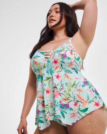 Elomi Sunshine Cove Non Wired Moulded Cup Tankini Top