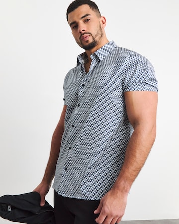 Ted Baker Lacesho Geo Print Shirt