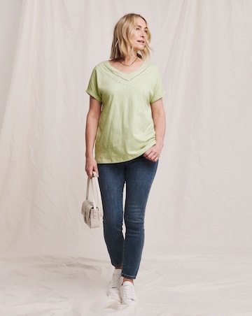 Julipa V Neck Lace T-Shirt